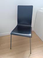 4 Zwarte Keukenstoelen, Maison & Meubles, Chaises, Enlèvement, Utilisé, Modern, Noir