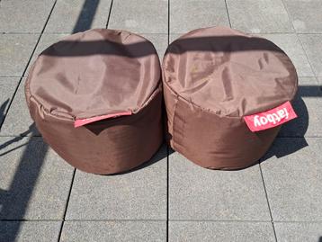 Pouf Fatboy, Maison & Meubles, Sièges-poires, Enlèvement, Utilisé, Brun, Pouf