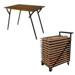 Aanbieding 25 Examentafels Standaard met Transportkar, Hobby en Vrije tijd, Feestartikelen, Verzenden, Nieuw