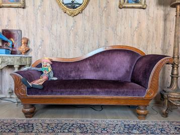 Canapé Biedermeier - Ancien - Confortable, Enlèvement