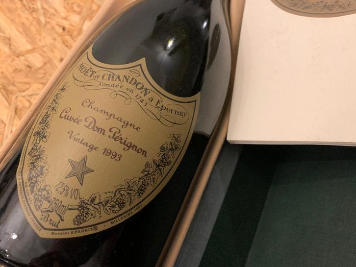 1993 Dom Perignon vintage Champagne Brut, Collections, Vins, Champagne, Enlèvement ou Envoi