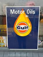 Plaque publicitaire Gulf Motor Oil, Collections, Marques & Objets publicitaires, Enlèvement ou Envoi, Utilisé, Table lumineuse ou lampe (néon)