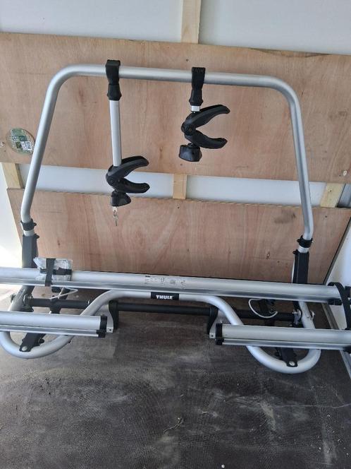 fietsendrager Thule voor caravan, Auto diversen, Fietsendragers, Zo goed als nieuw, Fietsendrager-accessoire, 2 fietsen, Elektrische fiets
