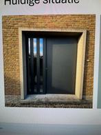 Voordeur met raampartij, Ophalen, Gebruikt, 120 cm of meer, Buitendeur