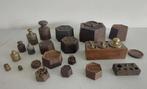 Lot d'anciens poids pour balance, Antiquités & Art, Antiquités | Outils & Instruments, Enlèvement