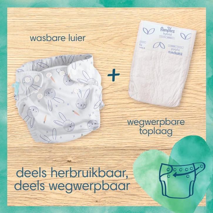 Pampers herbruikbare luiers (nieuwprijs 400 euro), Kinderen en Baby's, Badjes en Verzorging, Nieuw, Overige typen, Overige merken