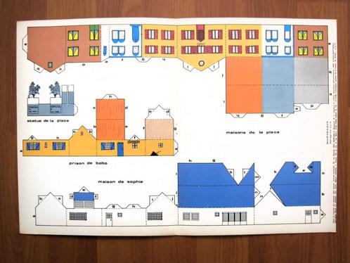 Suppl. Spirou 2132 : décors village de Champignac à monter, Boeken, Stripverhalen, Zo goed als nieuw, Eén stripboek, Ophalen of Verzenden