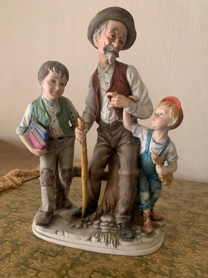 porseleinen beeldengroep Capodimonte-stijl, Antiek en Kunst, Antiek | Keramiek en Aardewerk, Ophalen