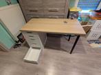 Ikea bureau met ladeblok, Ophalen, Zo goed als nieuw, Bureau