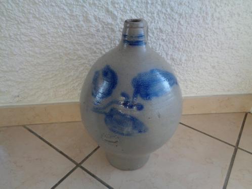 Cruche -Jarre en grès "ALSACE" bleu/gris. N 1, Antiquités & Art, Antiquités | Céramique & Poterie, Enlèvement ou Envoi