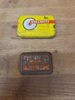 lot anciennes boites vide rustine vulcavite necessaire, Verzenden, Gebruikt, Overige typen