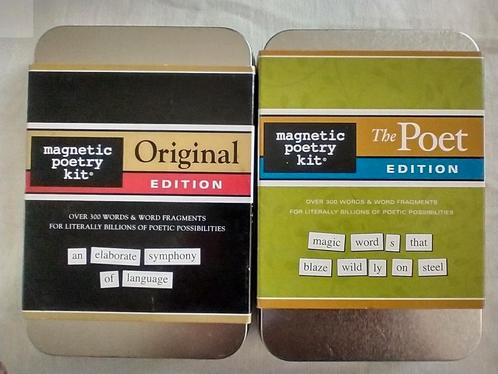 2 Magnetic Poetry kits (2 doosjes), Hobby & Loisirs créatifs, Hobby & Loisirs Autre, Enlèvement