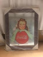 Retro originele grote spiegel Coca-Cola, Verzamelen, Ophalen of Verzenden