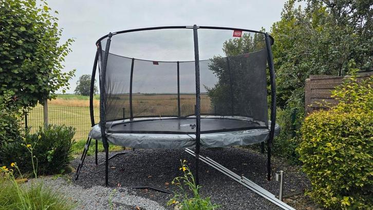 Berg champion regular 430 cm, Kinderen en Baby's, Speelgoed | Buiten | Trampolines, Gebruikt, Ophalen