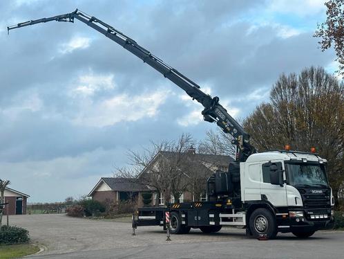 Scania P230 36tm KRAAN+JIB+LIER/WINCH+EURO5!ROOF/DACH!MANUTE, Auto's, Vrachtwagens, Bedrijf, ABS, Cruise Control, Elektrische ramen