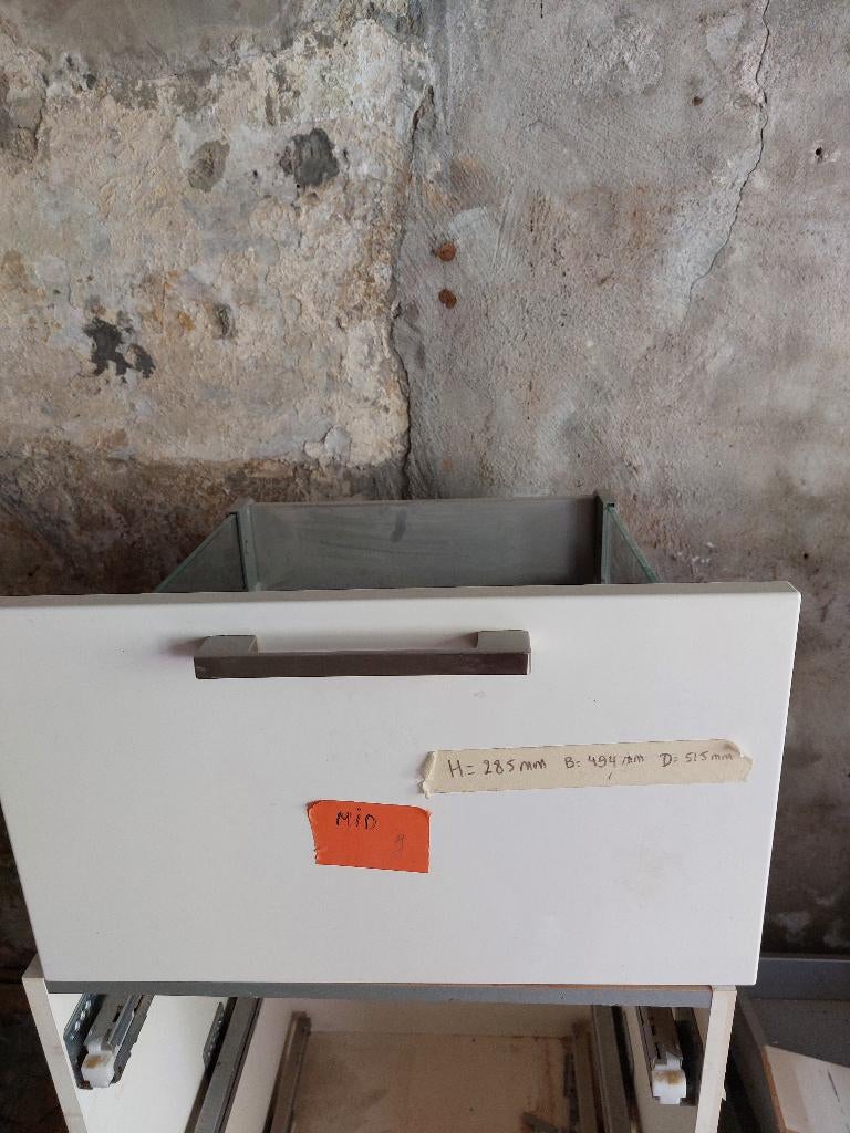 armoires de cuisine, Maison & Meubles, Cuisine | Éléments de cuisine, Utilisé, Moins de 100 cm, 50 à 100 cm, 50 à 75 cm, Crème