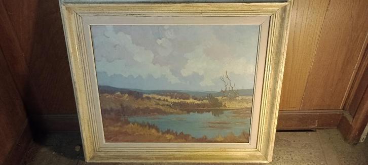 Schilderij op doek gesigneerd Jean Mathieu JAMSIN, n646, Antiek en Kunst, Kunst | Schilderijen | Klassiek, Ophalen