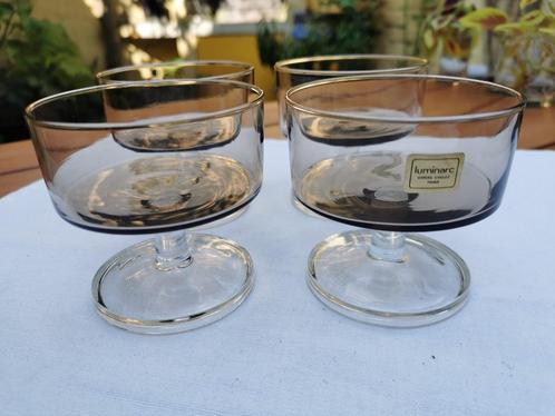 Fumé champagne coupes dessert coupes Luminarc FINA, prijs/st, Antiek en Kunst, Antiek | Glaswerk en Kristal, Ophalen of Verzenden