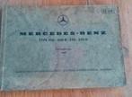 Mercedes- benz 1969, Auto diversen, Handleidingen en Instructieboekjes, Ophalen of Verzenden