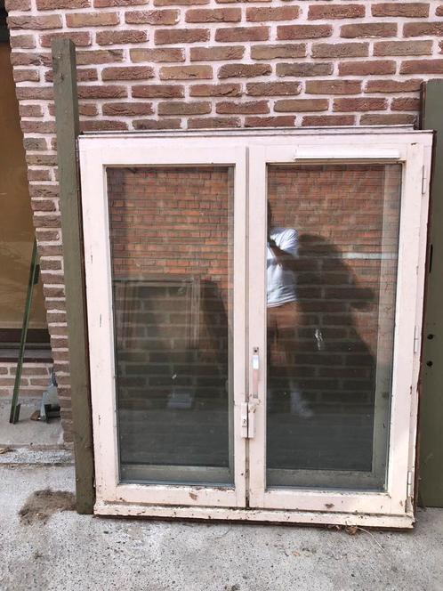 Ramen dubbel glas, Doe-het-zelf en Bouw, Glas en Ramen, Gebruikt, Gevelraam of Ruit, Dubbelglas, Ophalen
