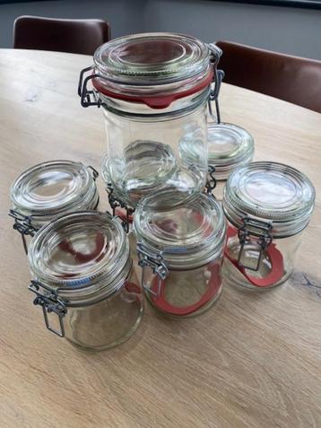 Glazen bokaal / Weckpot (15 stuks) beschikbaar voor biedingen