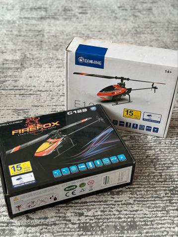 2x Hélicoptère Eachine E129 en parfait état ! beschikbaar voor biedingen