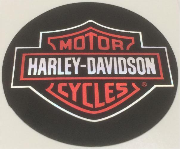 Harley Davidson rond sticker #3, Motoren, Accessoires | Stickers, Verzenden