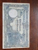Bankbiljet 100 francs 20 belgas van België 20/07/1932, Timbres & Monnaies, Billets de banque | Belgique, Enlèvement, Billets en vrac