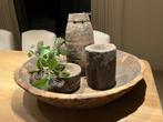 Ornamenten merk Hoffz set van 3 nieuw, Huis en Inrichting, Woonaccessoires | Kandelaars en Kaarsen, Ophalen, Nieuw, Hout