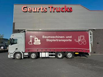 Scania R540 B8X2*6LB OPRIJWAGEN MET 15 TONS LAADKLEP EN GESL beschikbaar voor biedingen