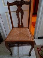 Belles chaises anciennes avec passepoil, 4 pièces, Enlèvement