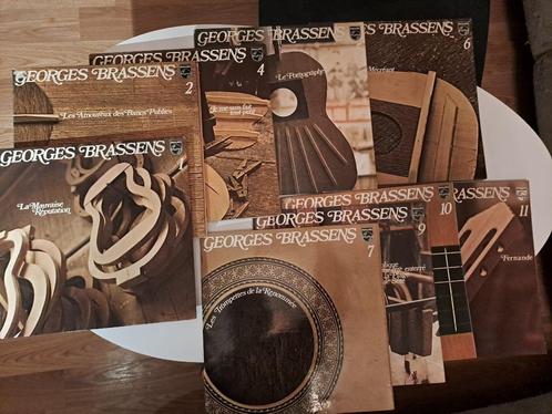 Georges Brassens collectie vinylplaten, Cd's en Dvd's, Vinyl | Overige Vinyl, Gebruikt, 12 inch, Ophalen of Verzenden