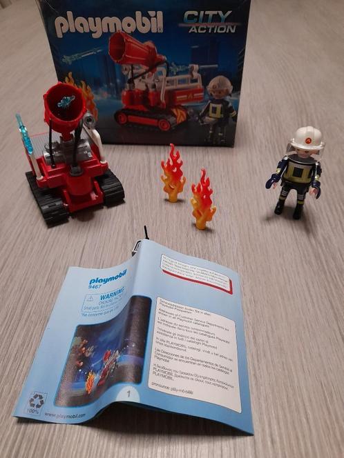 PLAYMOBIL Brandweer blusrobot - 9467, Enfants & Bébés, Jouets | Playmobil, Comme neuf, Ensemble complet, Enlèvement ou Envoi