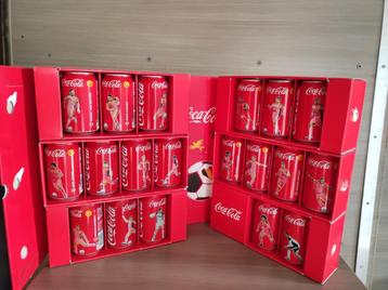 Canettes de Coca Cola avec des visages des Diables Rouges, Enlèvement, Comme neuf, Boisson fraîche