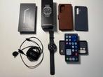 Samsung galaxy S25 ultra met ultra watch en 3 cases zgan, Telecommunicatie, Mobiele telefoons | Samsung, Zwart, Touchscreen, Ophalen of Verzenden
