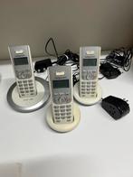 Lot de 3 téléphones Belgacom Twist TM209-utilisé, Télécoms, Enlèvement, Utilisé, 3 combinés