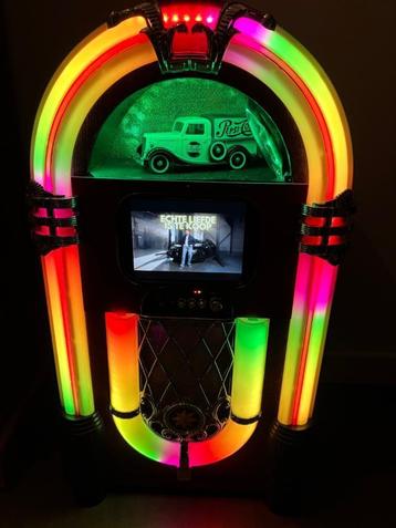 Jukebox Wurlitzer design digitaal met touchscreen en LED en, Enlèvement ou Envoi, Comme neuf, 1970 à nos jours, Wurlitzer