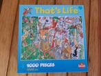 puzzel 'That's life' 1000 stuks GOLIATH, Hobby en Vrije tijd, Ophalen of Verzenden, 500 t/m 1500 stukjes