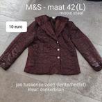 jas tussenseizoen large, Bruin, Maat 42/44 (L), Ophalen of Verzenden, Zo goed als nieuw