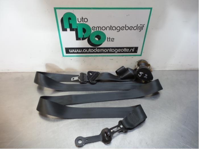 Veiligheidsgordel links-achter van een Peugeot 807 (807 02-), Auto-onderdelen, Interieur en Bekleding, Peugeot, Gebruikt, Ophalen of Verzenden