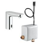 Grohe Euroeco cosmopolitan E incl. Powerbox, Ophalen of Verzenden, Gebruikt, Chroom, Kraan