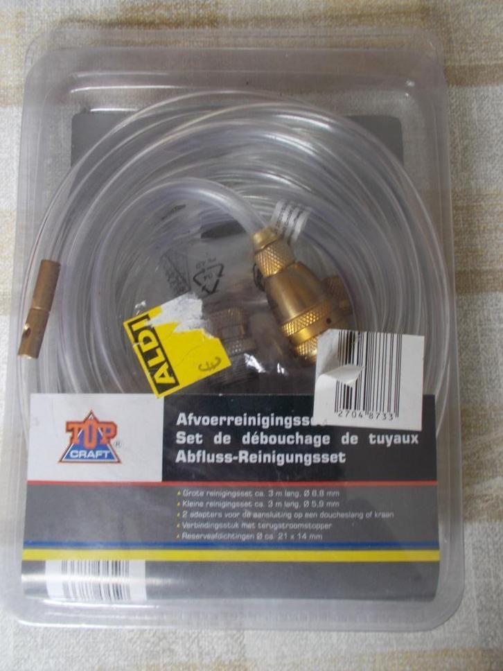 Afvoerreinigingsset Topcraft, Doe-het-zelf en Bouw, Gereedschap | Handgereedschap, Nieuw, Ophalen of Verzenden