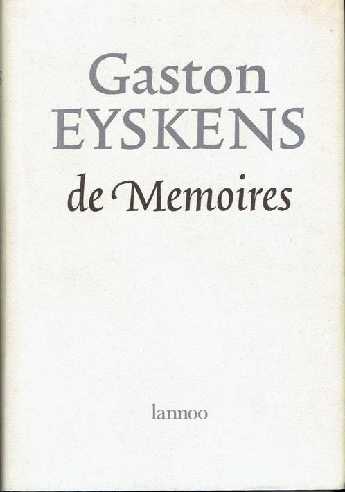 Gaston Eyskens - de memoires. Lannoo, Livres, Biographies, Comme neuf, Politique, Enlèvement ou Envoi