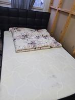 Zwart boxspring bed, Antiek en Kunst, Ophalen of Verzenden