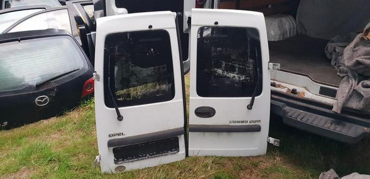 OPEL COMBO C ACHTER PORTIEREN, Auto-onderdelen, Carrosserie, Achterklep, Achter, Gebruikt, Ophalen of Verzenden