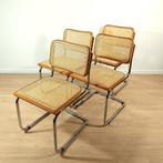 Set van 4 vintage Cesca stoelen, Ophalen, Gebruikt, Riet of Rotan, Mid century