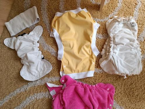 Lot couches lavables de nuit (Lulu Nature et Sandy's), Kinderen en Baby's, Babykleding | Baby-kledingpakketten, Zo goed als nieuw