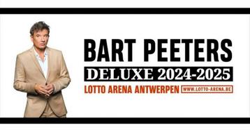 Bart Peeters Deluxe | zitplaatsen Lotto Arena | 4 Tickets beschikbaar voor biedingen