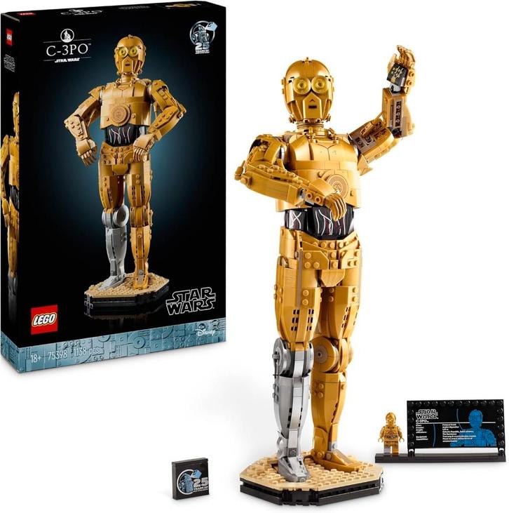 LEGO Star Wars 75398 C-3PO, Kinderen en Baby's, Speelgoed | Duplo en Lego, Gebruikt, Lego, Complete set, Ophalen