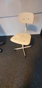 Bureaustoel retromodel (2st.), Enlèvement, Utilisé, Blanc, Chaise de bureau